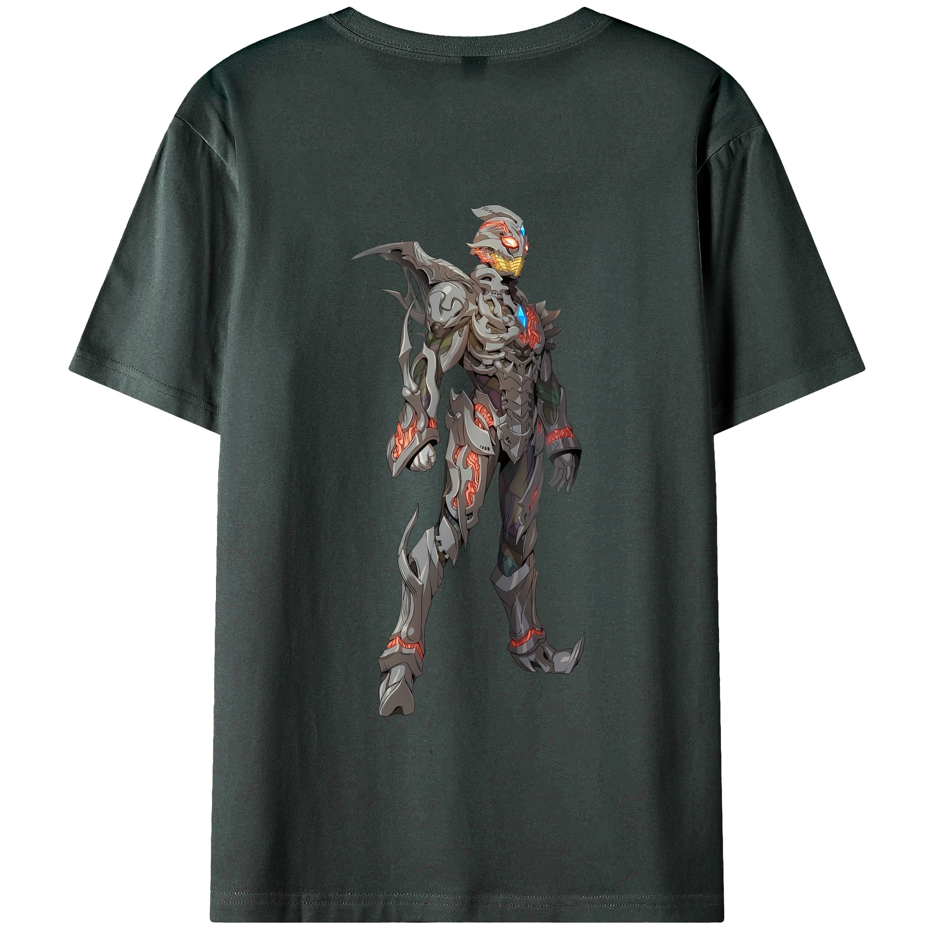 （画像用） ウルトラマン Ultraman 綿100％ メンズ半袖Tシャツ（バックプリント） 通気性